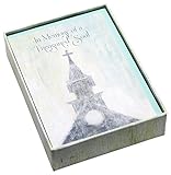 C.R. Gibson 12 Count Boxed Sympathy Acknowledgement Cards, Includes Coordinating Envelopes, Cards Measure 5.5