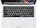 XSKN 2016 Hebrew Silicone Keyboard Skin Cover for New Macbook 12 (2015 Model A1534) and New MacBook Pro 13 (2016 Newest Version Model A1708, Flat Key, No Touch Bar), US Version (Black)