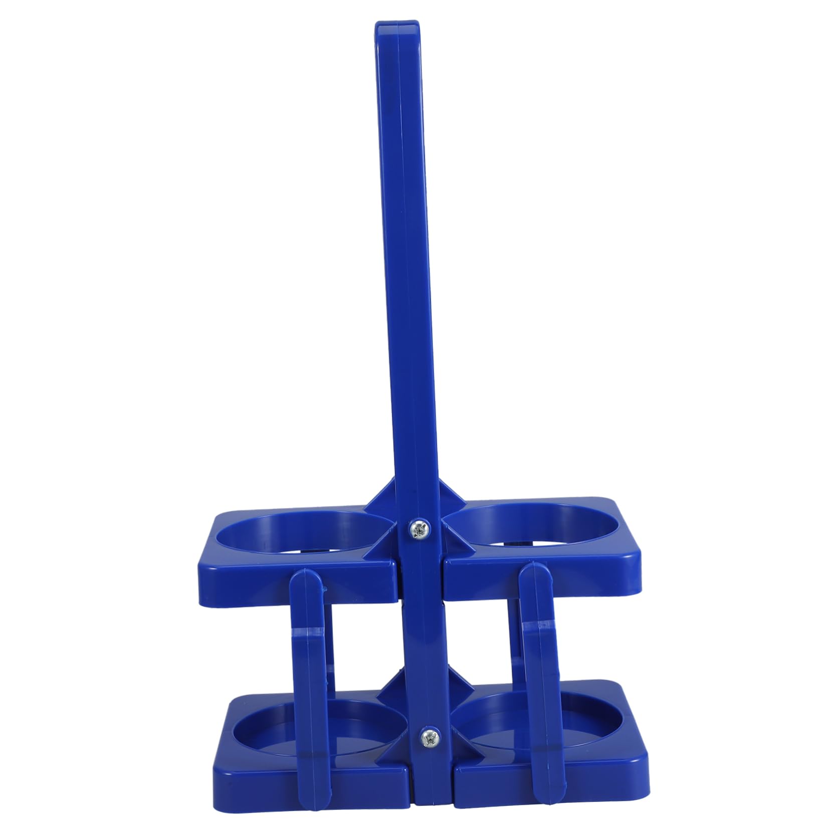 Wakauto Folding Beer Basket Plastic Drink Carrier Handle Beer Rack for Easy Transport