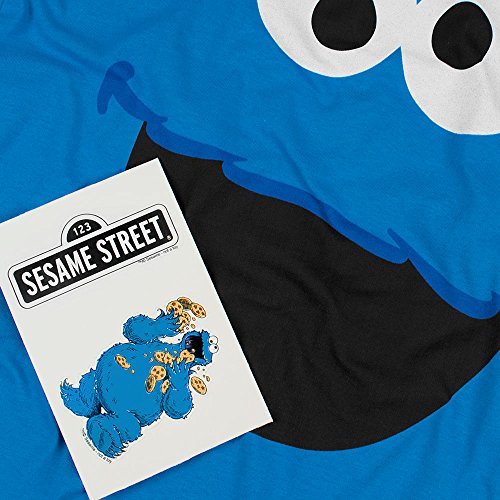Sesame Street Cookie Monster T Shirt & Stickers (Xx-Large) #TOP4