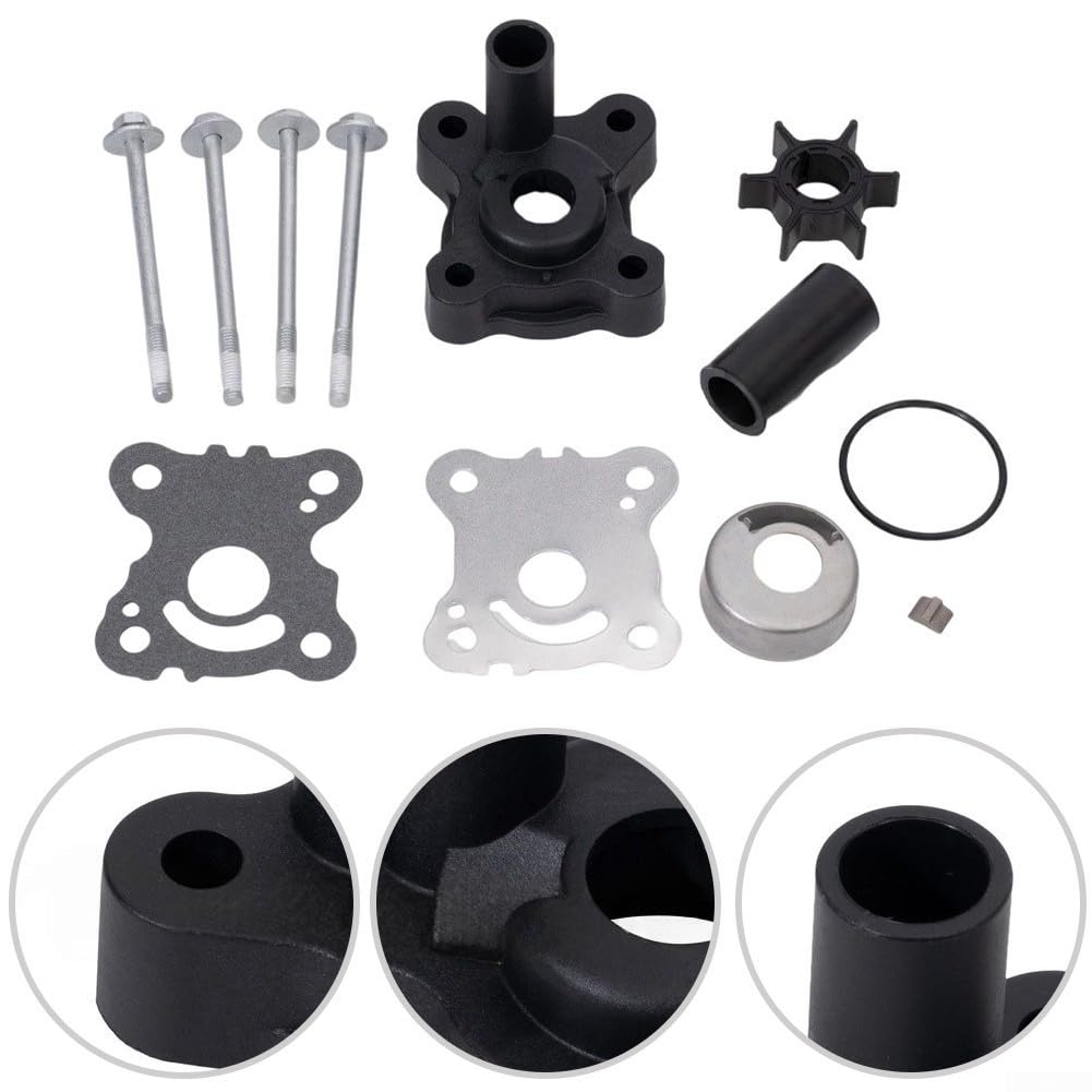 Complete Water Pump Kit For Honda Outboard 8hp 9hp 15hp 20hp Bf8d Bf9d Bf15d Bf20d Improved Durability And Flow Rate Simple Installation Design Compatible With Bfp Series Marine Engine Cooling Parts