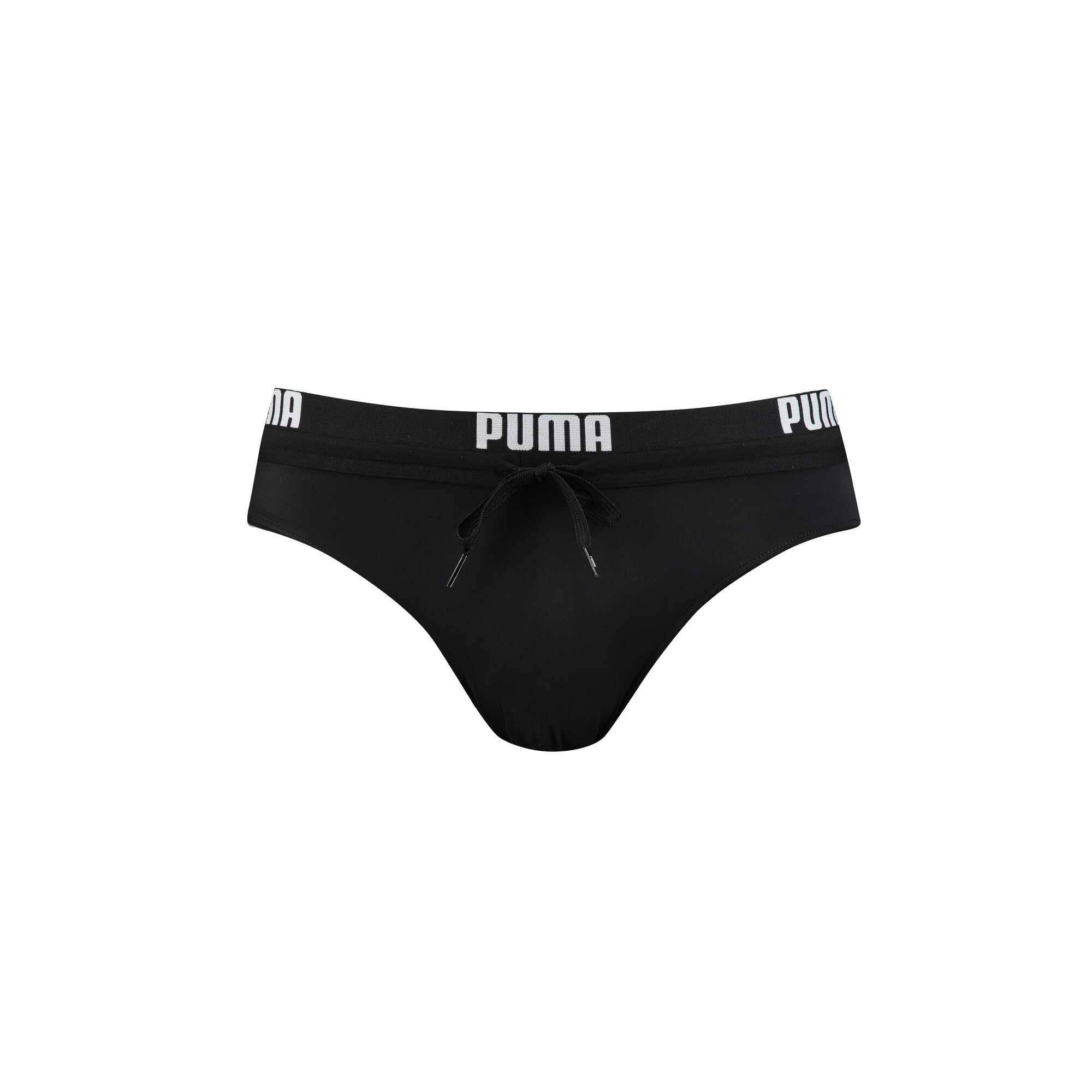Puma Men's Logo Men's Swimming Brief Swim Briefs Not Applicable, Black, L