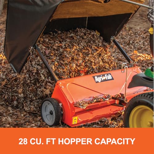 Agri-Fab AG45-0492 44-inch Towed Lawn and Leaf Sweeper ready to use