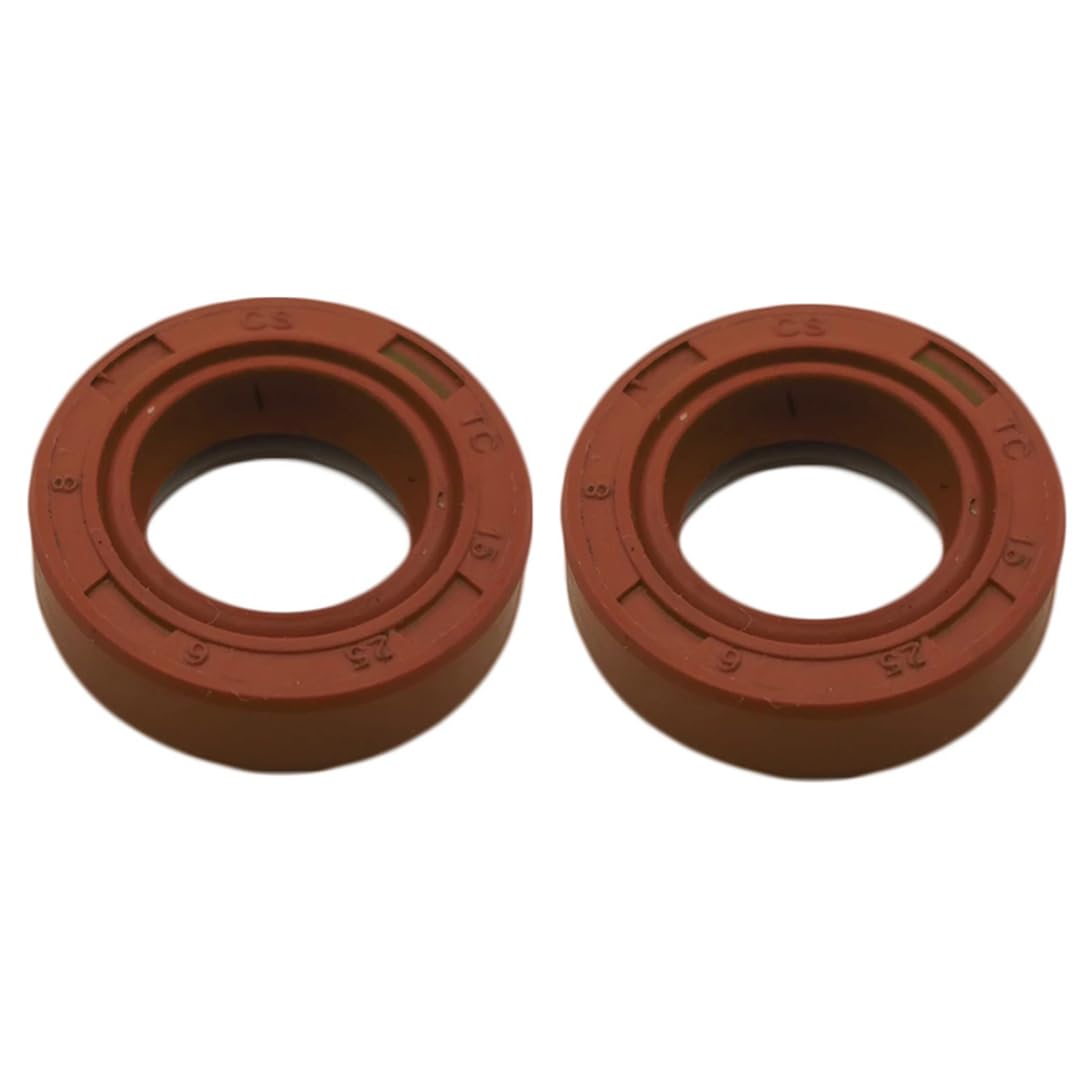 Retén Aceite para STIHL MS180 MS170 MS210 MS230 MS250 017/018/021, 2 Piezas Juntas de Aceite para Motosierra (15x25x6mm) para Herramientas de jardinería