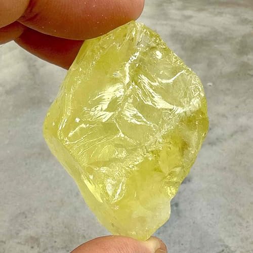 arana's - Piedra de bolsillo CUARZO CITRINO en bruto 3-5 cm - Llévala siempre contigo - Amuleto de la suerte - Piedras y cristales naturales curativos de sanacion (Cuarzo citrino)