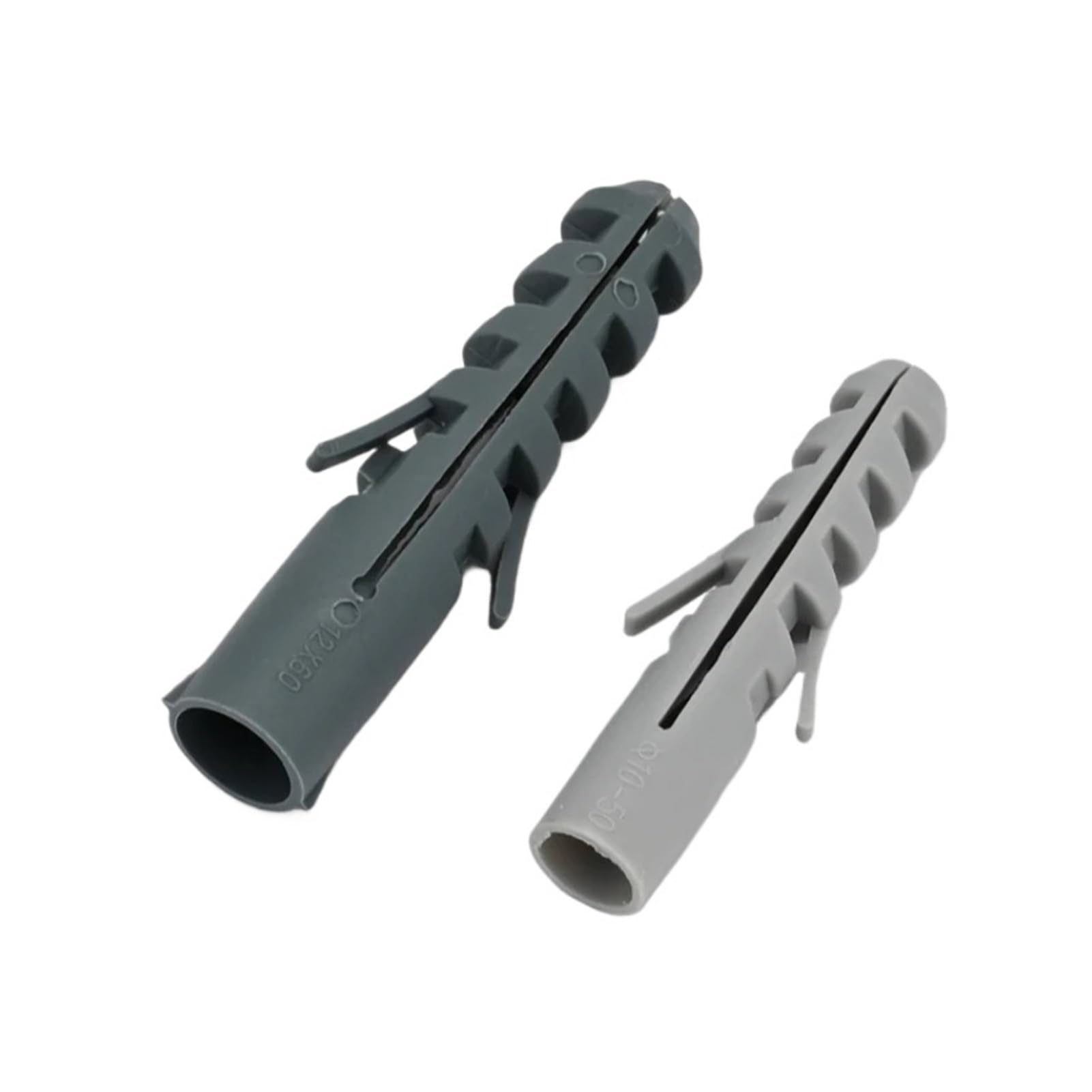 Plastikowa rura rozprężna, kołki ścienne, plastikowe kotwy rozporowe do ścian zaślepki szare śruby samogwintujące M4-M14 10-100 szt. (M12 x 58 mm-10 szt.)