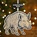 Personalized Warthog Ornament – Handcrafted Wooden Wildlife Ornament – African Animal Christmas Tree Decor – Custom Name & Year Gift – Handmade in USA