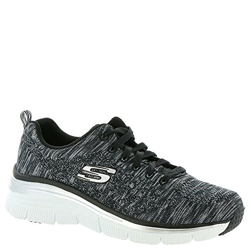 Skechers Fashion Fit Style Chic Womens Sneakers Black/White 9