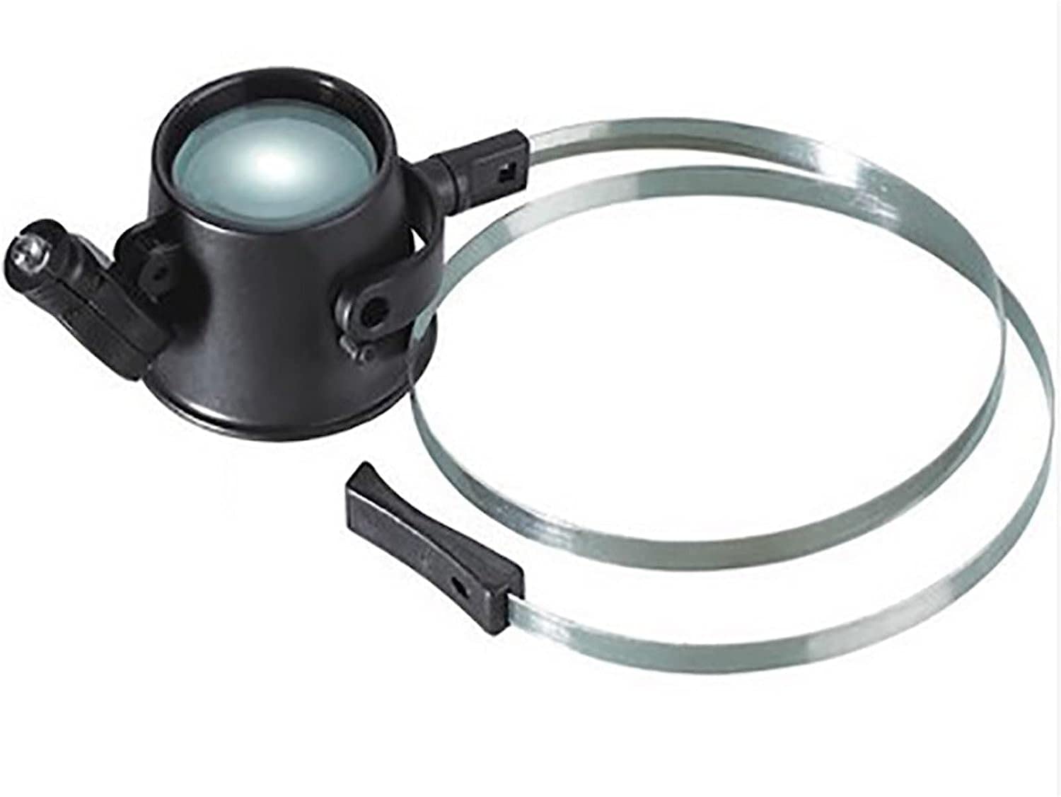 asdchZen Single Eye Magnifier With Led Light,Hands Free Headband Magnifying Glasses,For Close Work For Watch Repair Crafts Jewelry Electronics