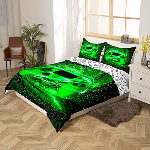 Parure de lit jeu vidéo microfibre douce - Housse de couette design galaxy