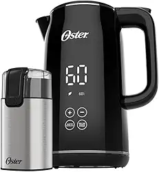 Oster Kit Chaleira Digital 1,7L e Moedor de Café Elétrico Oster - 220V