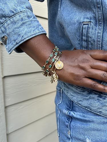 Image of Alex and Ani Initial I Pave Starburst Texture Bangle