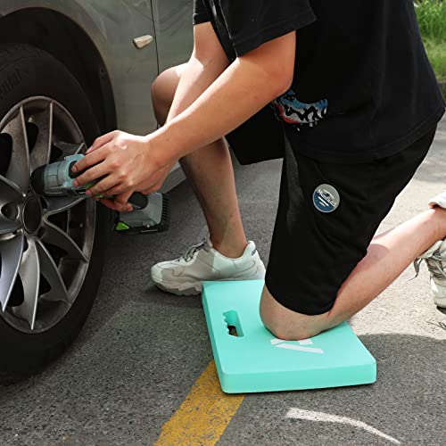 Haushof Thick Kneeling Pad, Waterproof Kneeling Mat, Durable Foam Cushion Knee Pads For Gardening, House Cleaning, Mechanics Work , 17 X 11 X 1.5 Inch, Green #TOP6