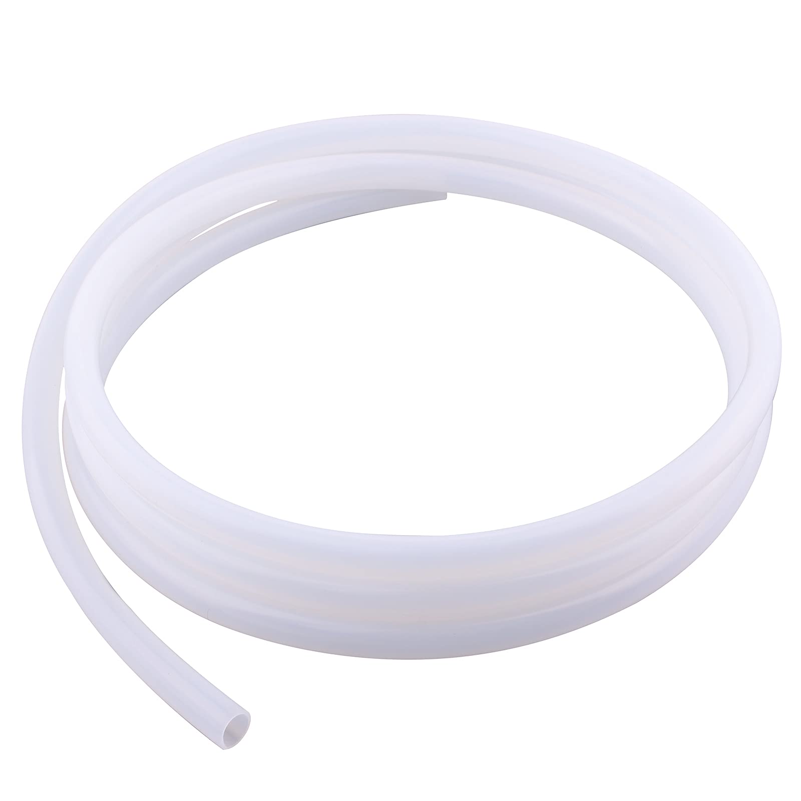 DERPIPE Silicone Tubing – 1/2" ID 5/8" OD Food Grade Flexible Thick for Homebrewing Pump Transfer 3 Meters