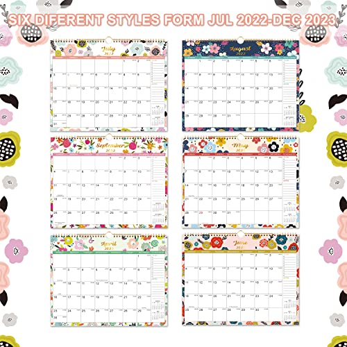 Hanging Calendar 2023 20222033 Wall Calendar 20222023 Calendar from July to December 2023, 14.75 x 11.5 Inches, 18
