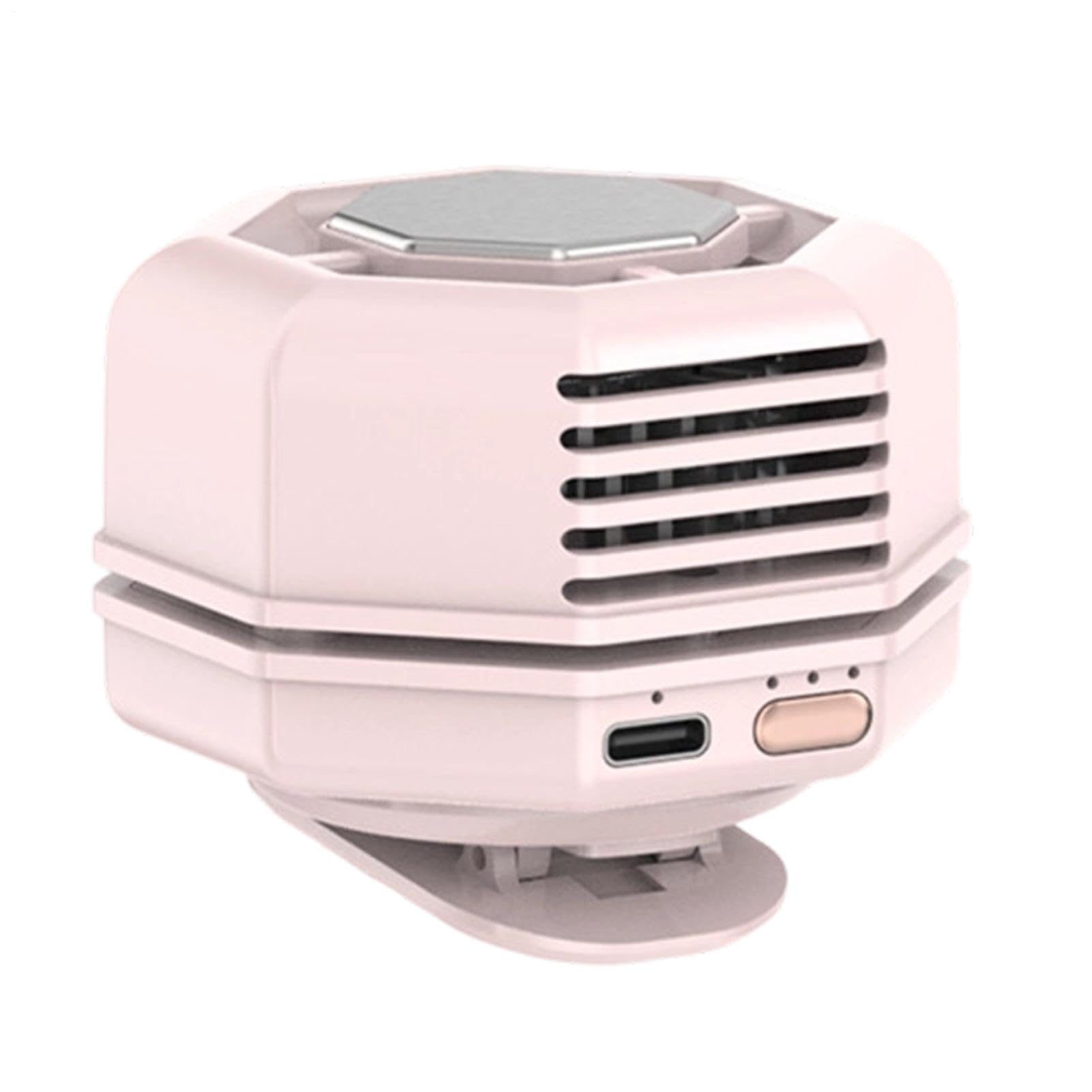 Ventilador de clip mini portátil de 3 velocidades y rotación de 360° para escritorio