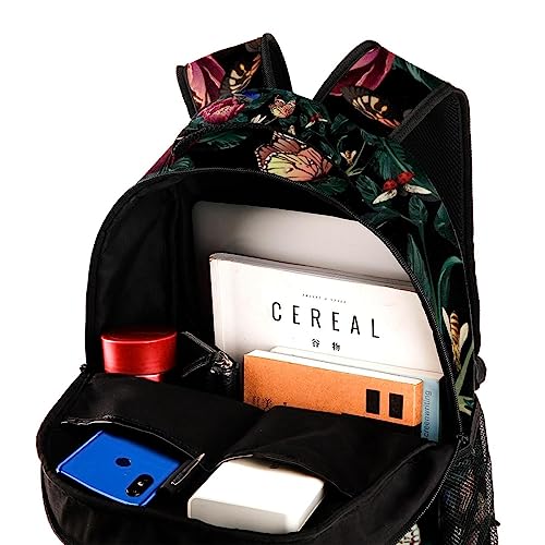 Sac à dos classique à fleurs ergonomique pour soulager le dos - 4