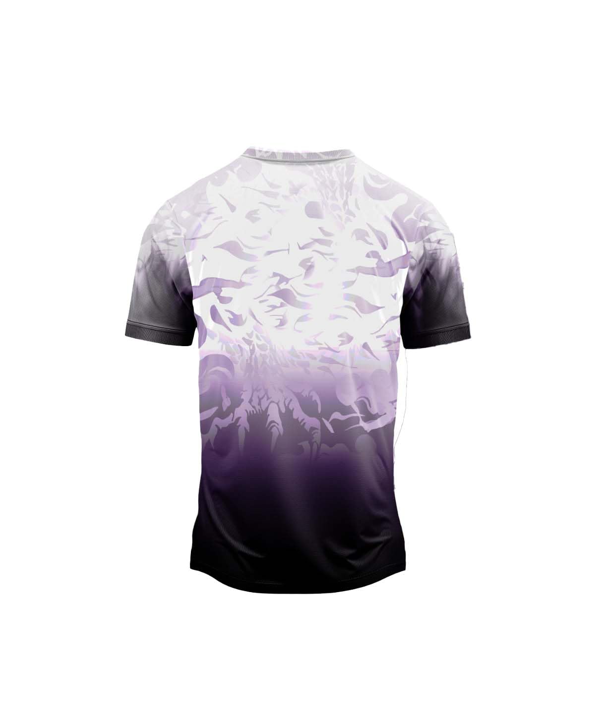 R M Dragon Design Jersey, White and Black Gradient with Turquoise Accent, Athletic Football Shirt-image-36