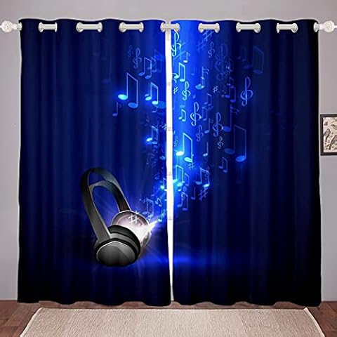 Music Headset Curtains for Kids and Teens Cover