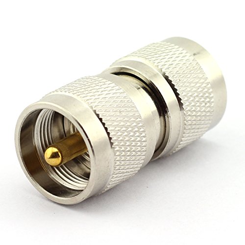 DGZZI 2-Pack UHF Male to N Male RF Coaxial Adapter UHF to N Coax Jack Connector