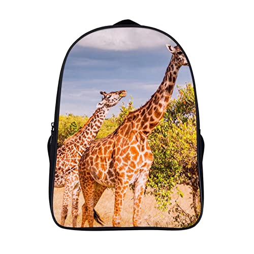 Sac à dos pour enfants motif girafe 3D, cadeau idéal pour la rentrée
