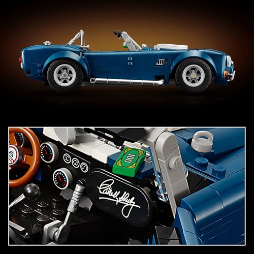Image of LEGO Icons Shelby Cobra 427 S /C Home and Office Decor, Model Car Kit for Adults 10357