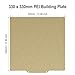 TMYPN 330x330mm Double Side Texture PEI Build Plate for Elegoo Neptune 3 Plus / 4 Plus 3D Printer, Spring Steel Plate and Magnetic Base Print Bed for A30/A30 Pro, Tronxy X3S/X5S/X5S Pro, Qid1 X-Max3