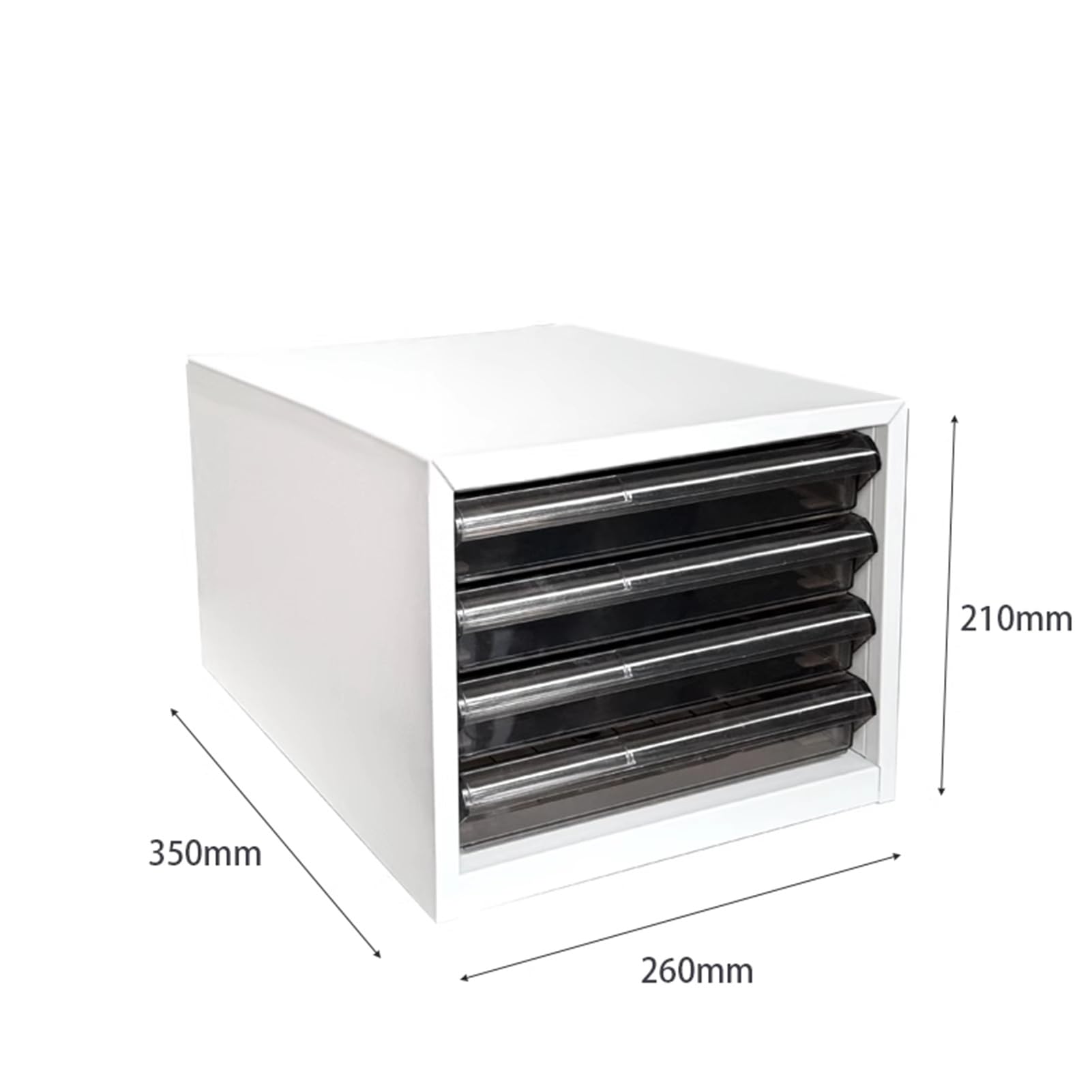Schubladenbox Aktenschrank Aus Stahl – Schreibtisch-Organizer Mit Schubladen, Aufbewahrungsbox For Kleine Gegenstände/Kosmetikartikel Im Büro(C)