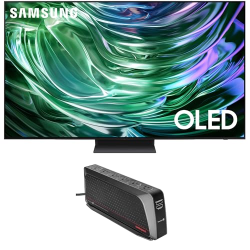 Image of Samsung QN77S90DAFXZA 77 Inch 4K OLED Smart TV with Dolby Atmos and an AudioQuest PowerQuest2 Power Filter /Surge Protector 6 Outlet (2024)