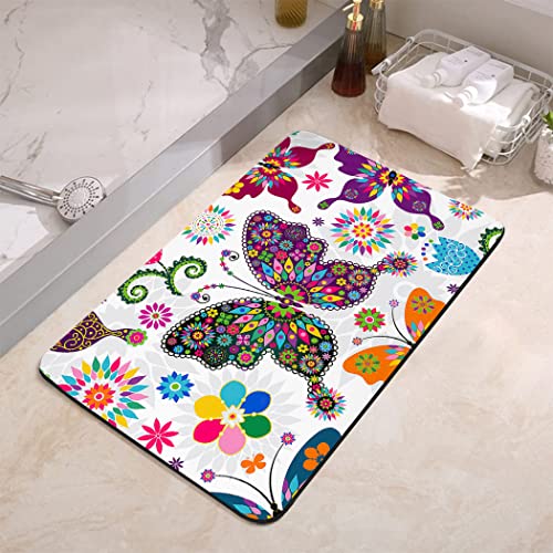 YISUMEI Bathroom Mat, Non-Slip Super Absorption Bath Carpet with Rubber Backing