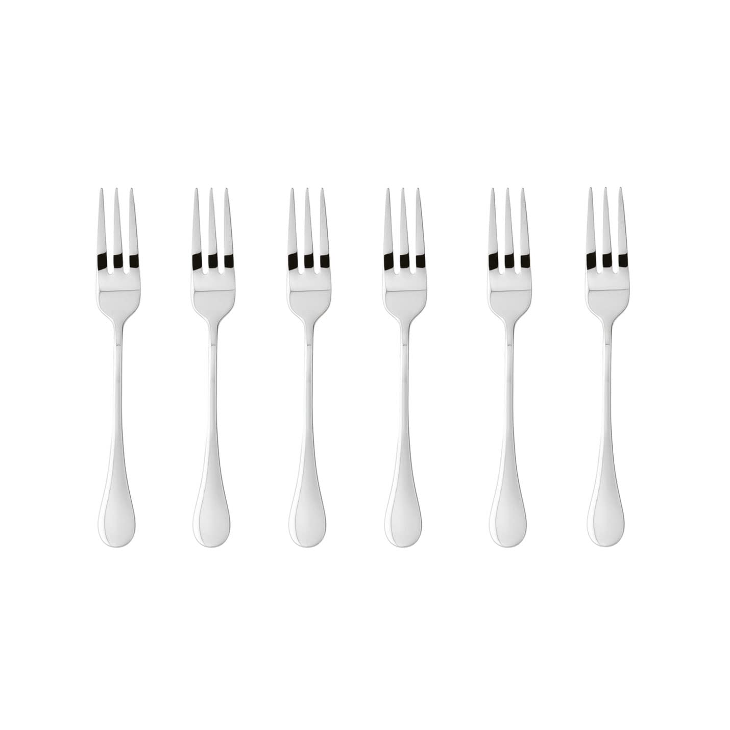 Sambonet - Bloom Forchette Forchettine Dolce Set 6 Pezzi Posate Acciaio Inox