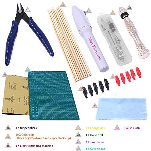 Swpeet 87Pcs Kit Compatible For Gundam Modeler Basic Tools And Gundam Model Tools Kit Perfect For Model Kit Building Beginner Hobby Model Assemble Building With Duty Plastic Container #TOP4