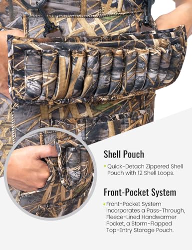 TIDEWE Neoprene Chest Waders for Men, Waterproof Duck Hunting 1600 NE 11 - image 5