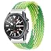 Produktbild Geflochtener Solo Loop Strap Kompatibel mit Samsung Galaxy Watch 4/Galaxy Watch 42mm/Active/Active2 Armband Dehnbare Verflochtenen Nylon Sport Ersatzband 20mm Elastic Watch Band,Limettengrün XXS