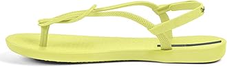 Ipanema Women's Trendy Sandals - Comfortabe and Stylish T-Strap Flat Sandals with Adjustable Ankle Strap Closure