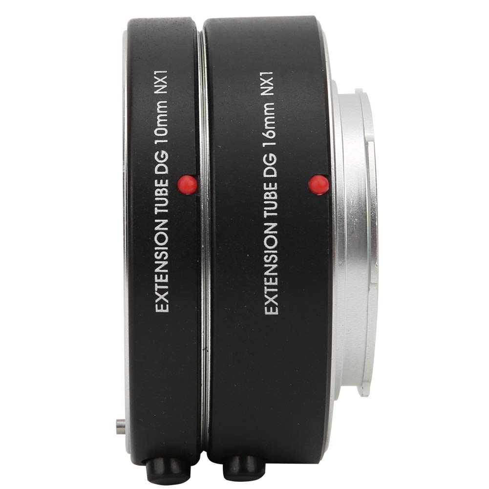 Anillo Adaptador de Tubo de extensión Macro con Enfoque automático NX1 de 10 mm + 16 mm para cámaras con Montura NX