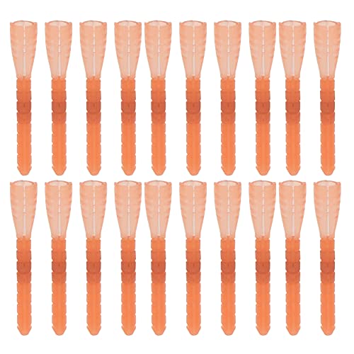 Yuecoom Carp Rigs Line Aligners, 20PCS EVC Lightweight Imitation Fishing Line Threading Devices for Outdoor Carp Fishing