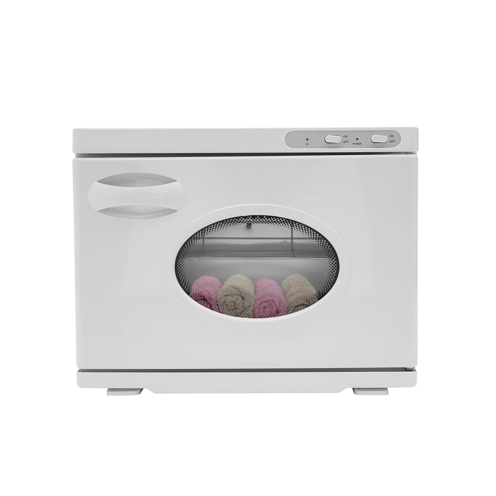 23L Handtuchwärmer UV Sterilisator Elektrischer Handtuchwärmeschrank | Konstante Wärme Von 70-80°C Mit Sichtfenster 2 Rosten Und Abtropfschale für 50 - 60 Handtücher Für Spa Und Beauty Salon
