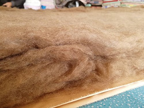 Couette 100 % pure laine de chameau biologique de Mongolie pour lit double, queen size, king size - Pour camping-car (King size 269 x 218 cm, 4500 grammes) Cover