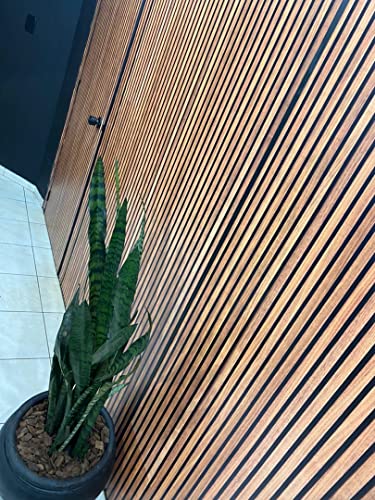 Papel de Parede Adesivo Autocolante Madeira Ripado Decoração Quarto Sala 3 Metros