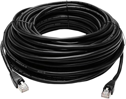 Lorex Cable Ethernet CAT6 para exteriores, para uso con cámaras de seguridad con cable 4K, resistente a la intemperie y entierro directo