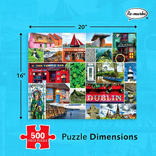 Rompecabezas Re-marks Irlanda, 500 piezas, para todas las edades miniatura 3
