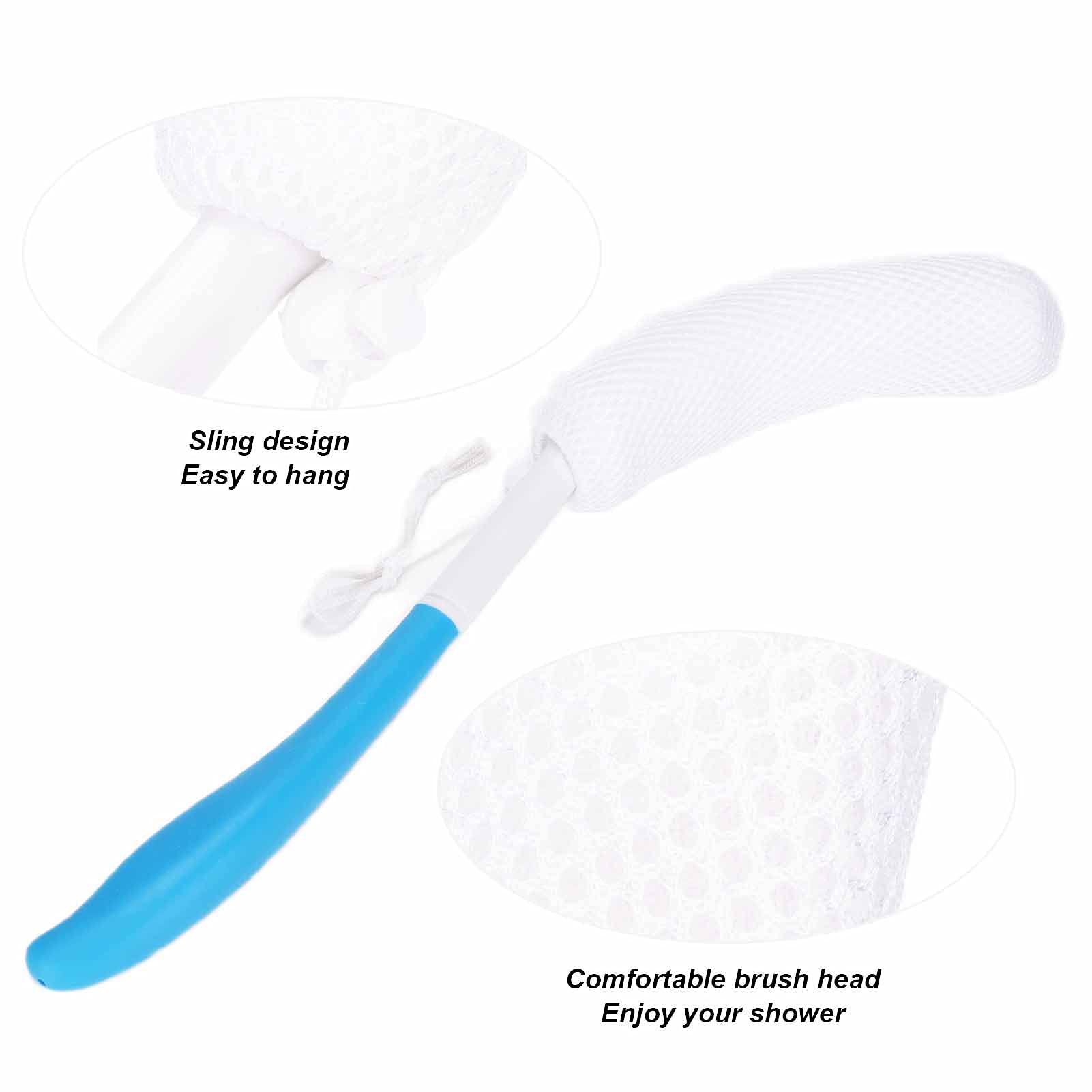 Majatou Long Handled Bath Brush, Bath Body Brush - Image 3