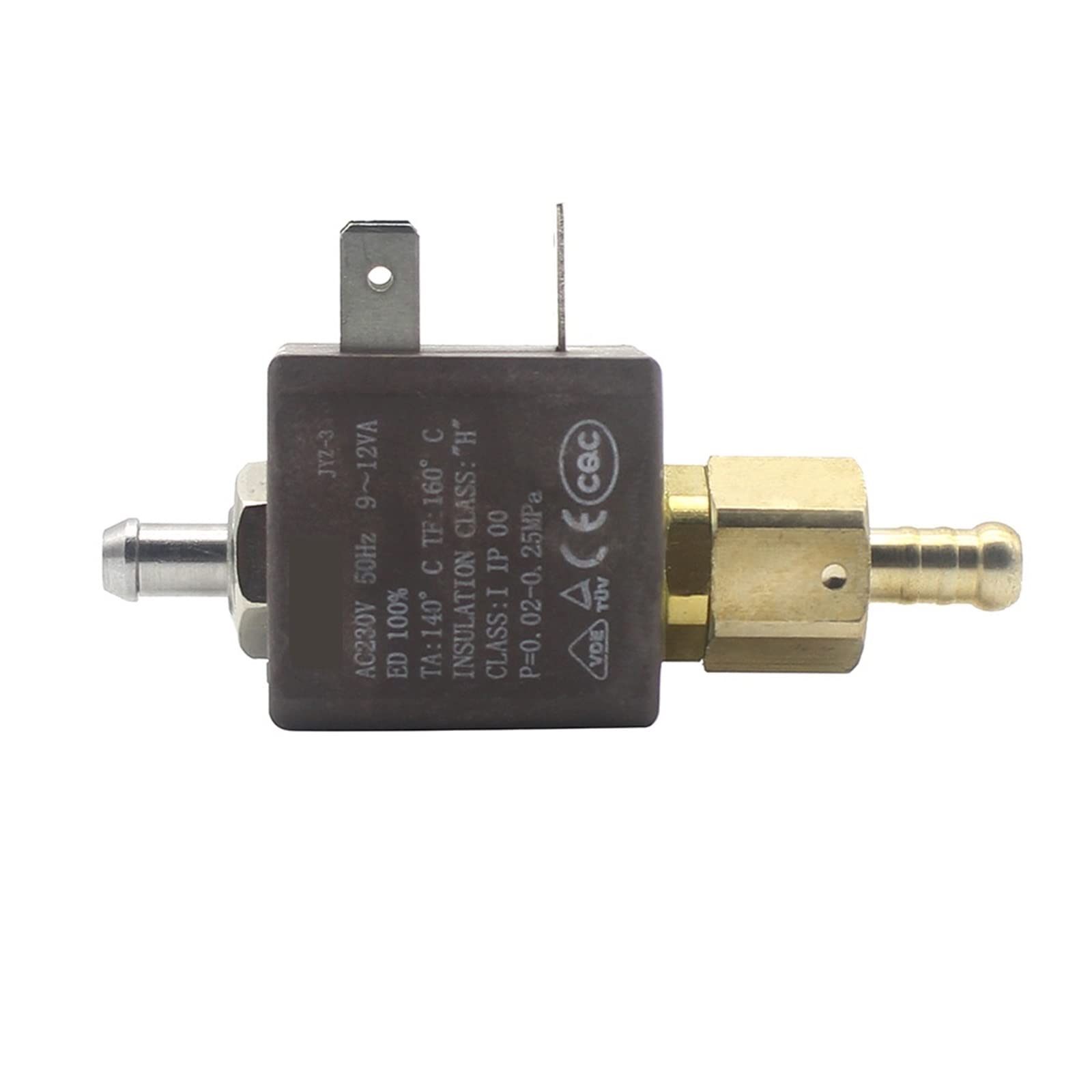 JYZ-3 Normalmente Aperto N/O 2/2 Vie AC 230V Cannula in Ottone Macchine for Il caffè Vapore Aria Acqua Elettrovalvola Elettrica valvola di Ingresso 1 Pz