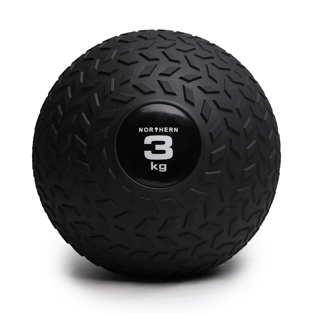 Fashion Thirsty NORTHERN Tyre Tread Fitness Slam Ball, No Bounce Medicine Ball, Heavy Duty Rubber, Strength Training, Core, Gym & Home Workout, Bootcamp, MMA, Boxing, 3KG, 5KG, 10KG, 15KG, 20KG, 25KG