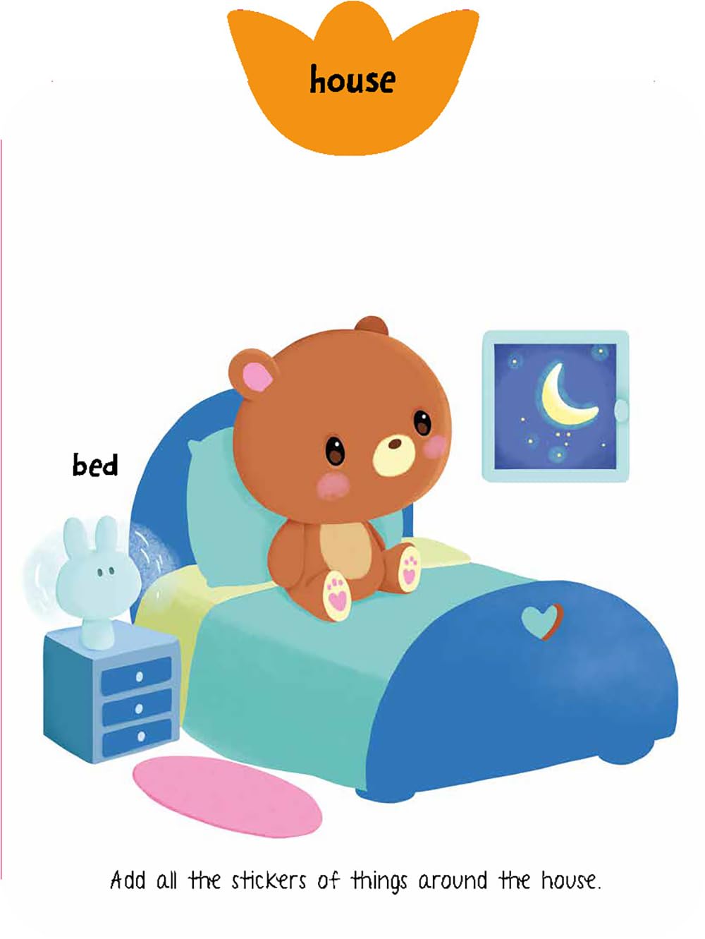 Sticker & Learn Words (Ages 2+): With 30 Reusable Stickers (YOYO Sticker & Learn) image 5