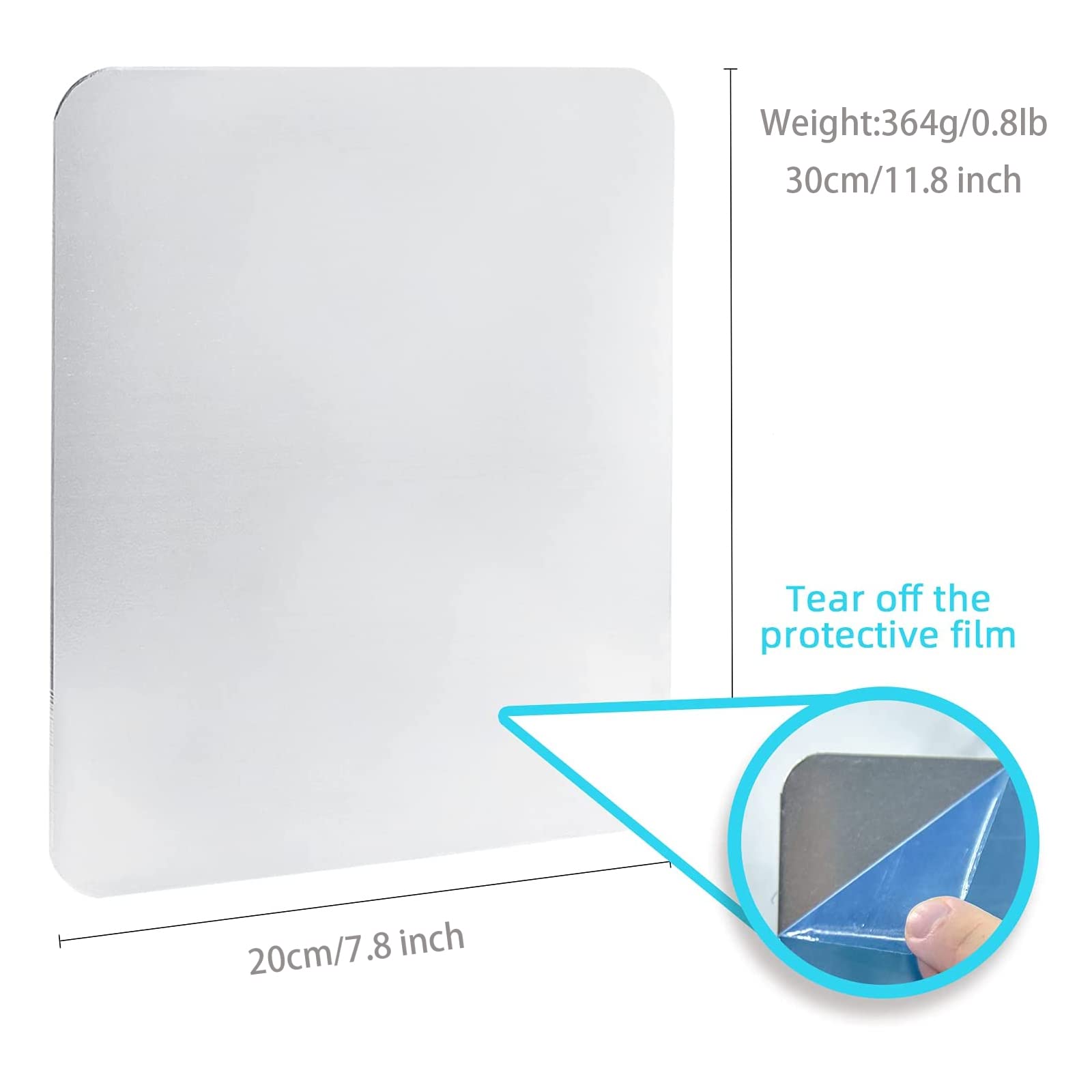 HYTROVE 2-tlg. Kühlmatte Für Kleintiere - Selbstkühlende Unterlage Für Hamster & Kaninchen