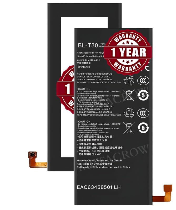 Image of Original BL-T30 Battery Compatible for LG X Power 2 (M320, M320G, M322, M327, SP320, US601) - (4500mAh) - 1 Year Warranty JK1