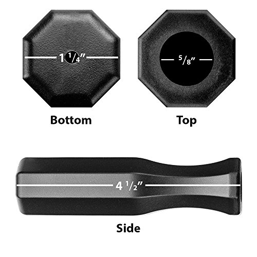 Brybelly Octagonal Handles For Standard Foosball Tables (8 Pack) #TOP6