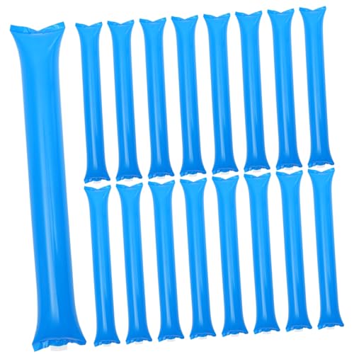 BESPORTBLE 1 Juego Palo Inflable Lapto Ordenador Portstil Burbuja Suministros para Fiestas Explotar Ventiladores Fabricante De Ruido Inflable Favores De Fiesta Educación Física Blue 40 Piezas